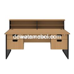 Meja Kantor Ukuran 160 - EXPO MP 160 + MP H02 + MP H02 + MP RC 160 / Beech 